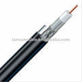 Clad steel conductor coaxial cable